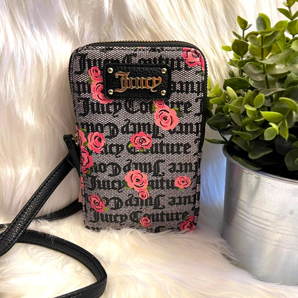 JUICY COUTURE CELLIE BAG PURSE PHONE CASE